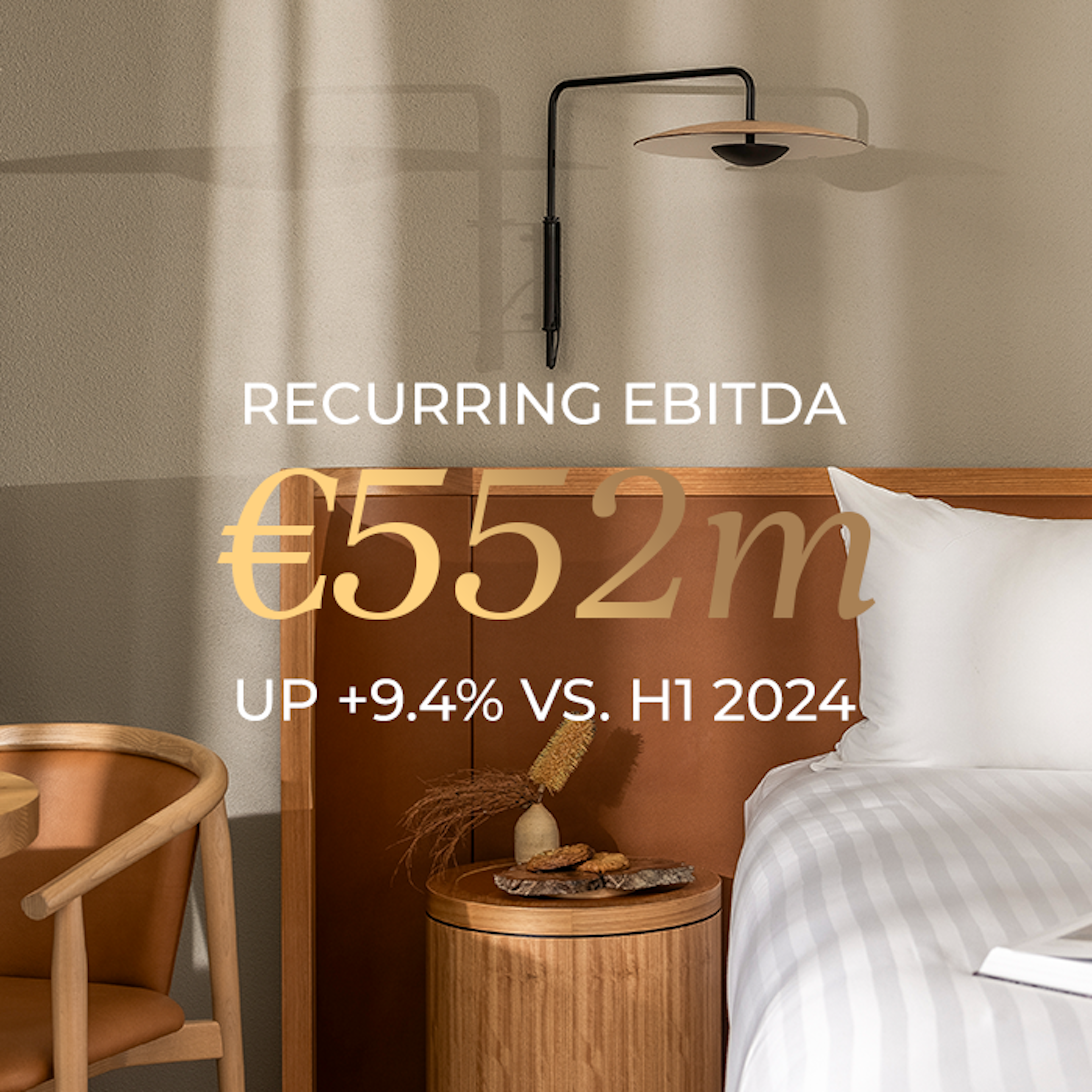 Photo avec écrit excédent brut 552€M
