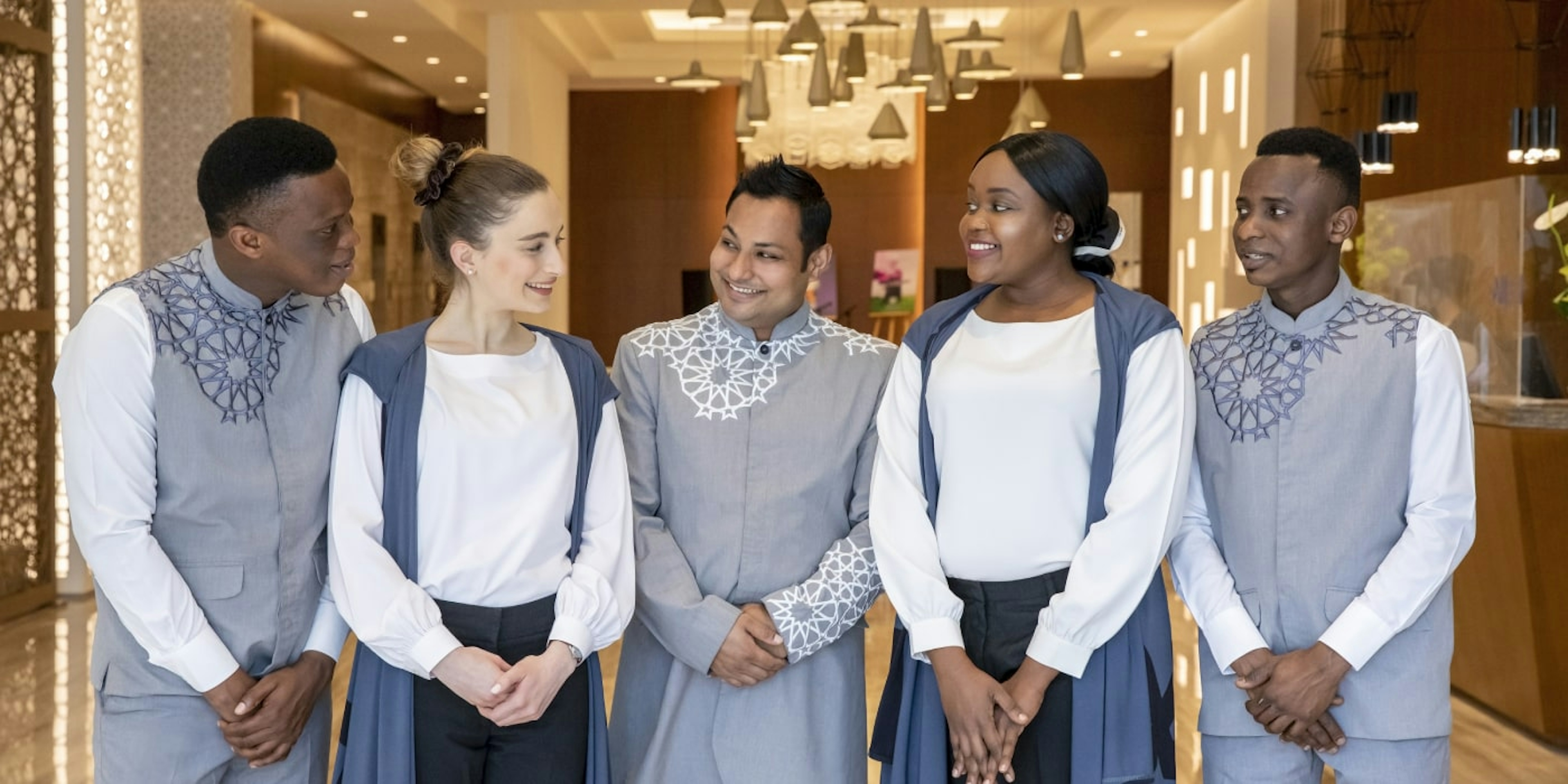 Picture of a team worker in hotel