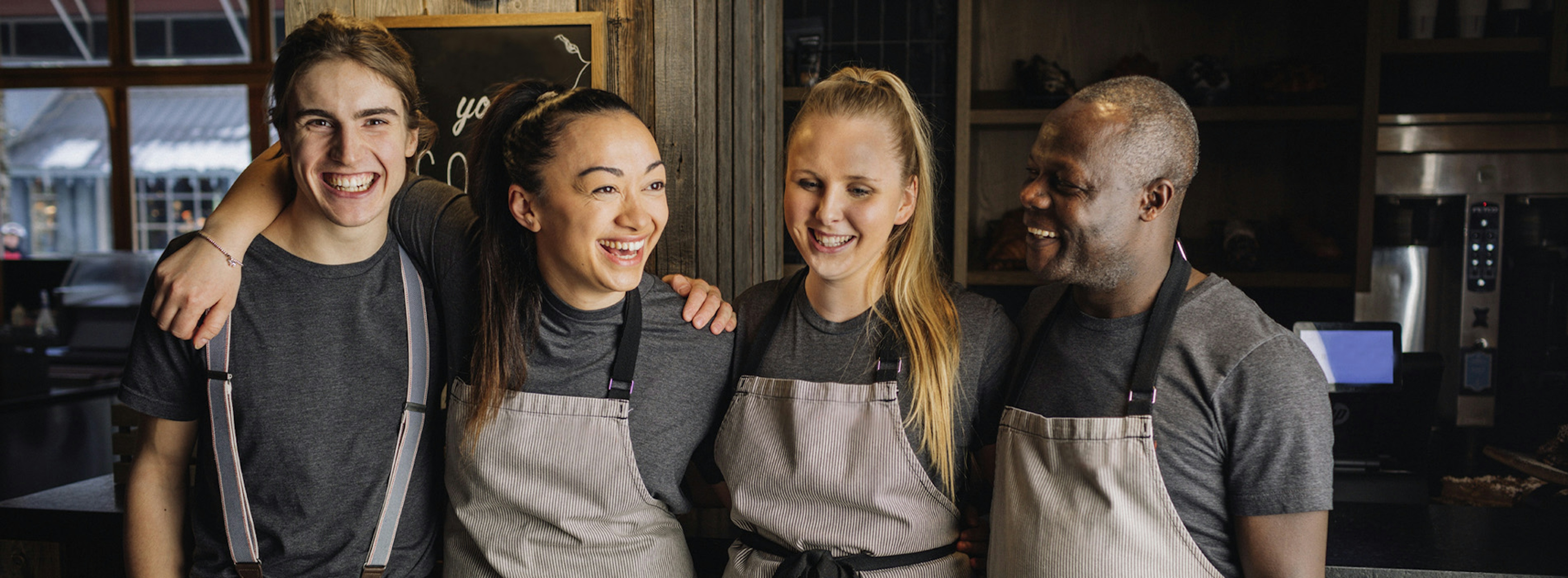 Picture of a kitchen team