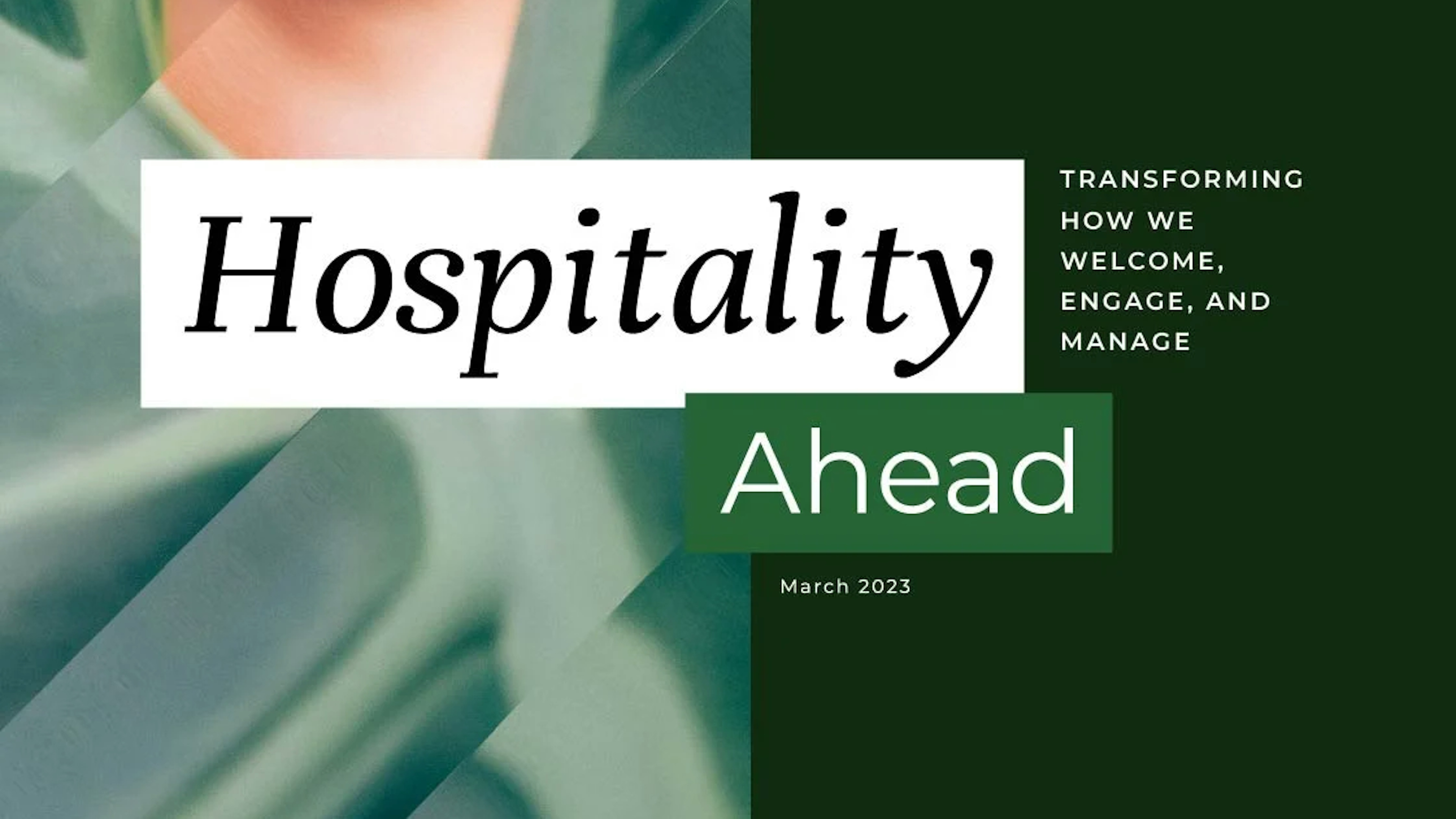 Photo sur le rapport hospitality ahead