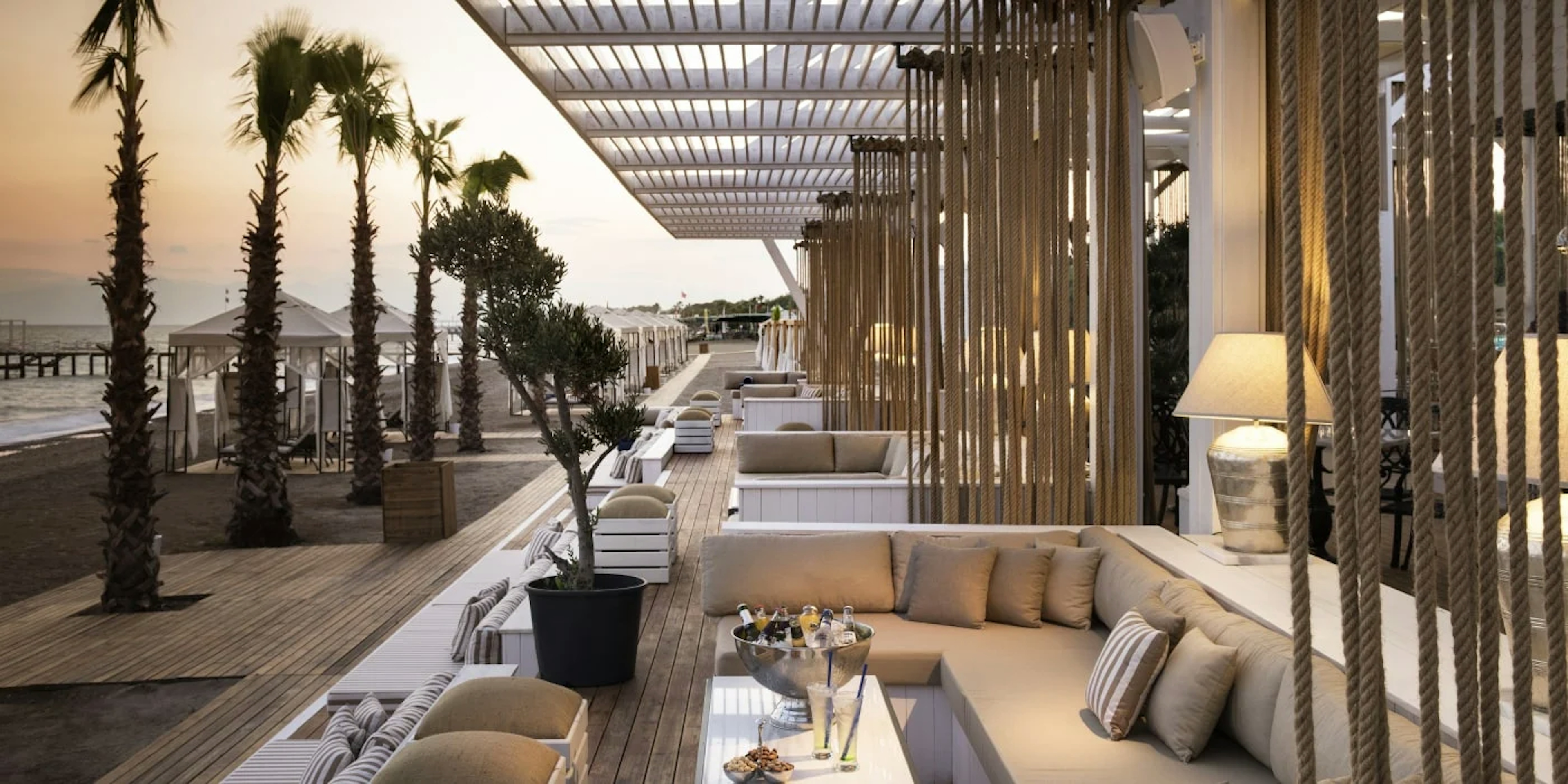 Picture of terrace hotel at the beach
