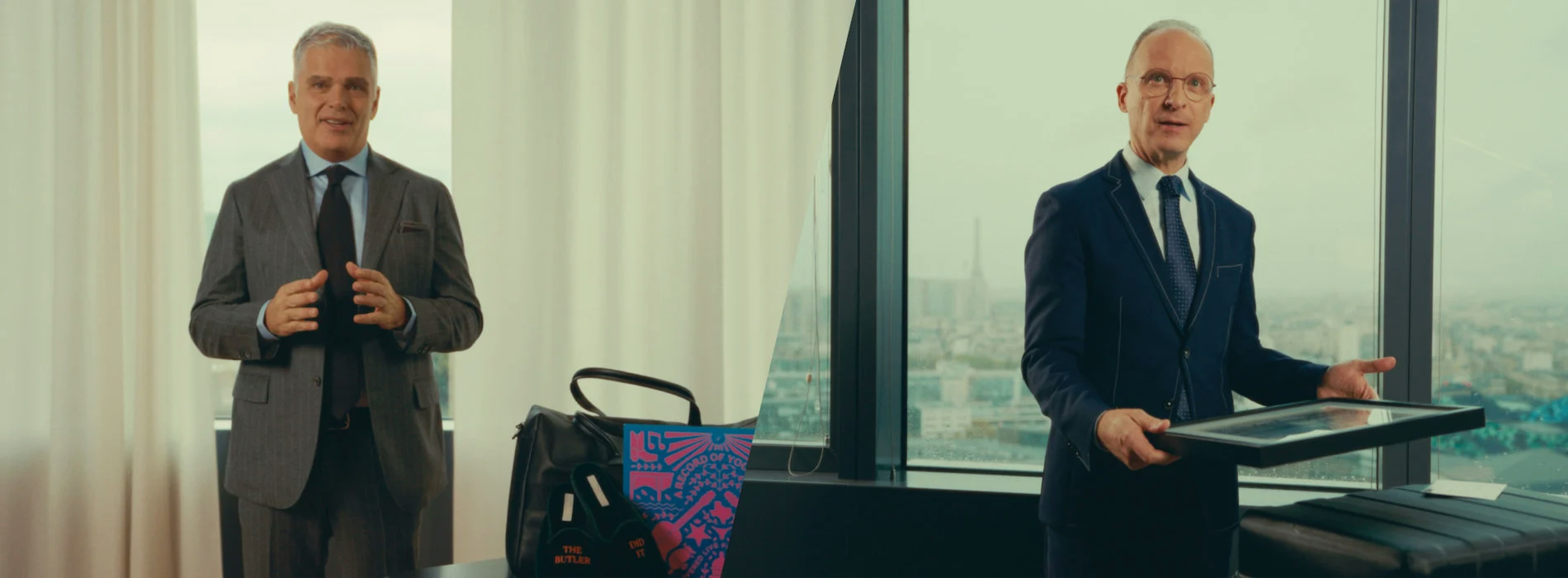 deux hommes dans un bureau