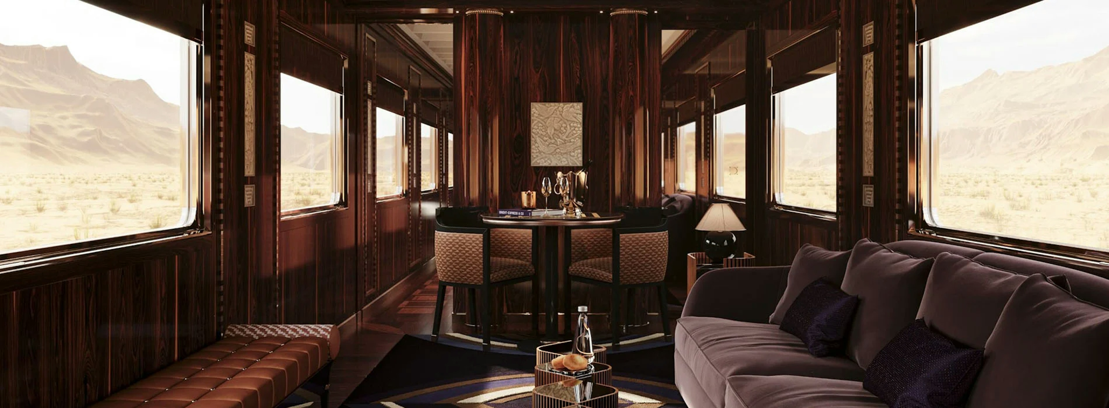 Intérieur du train Orient Express