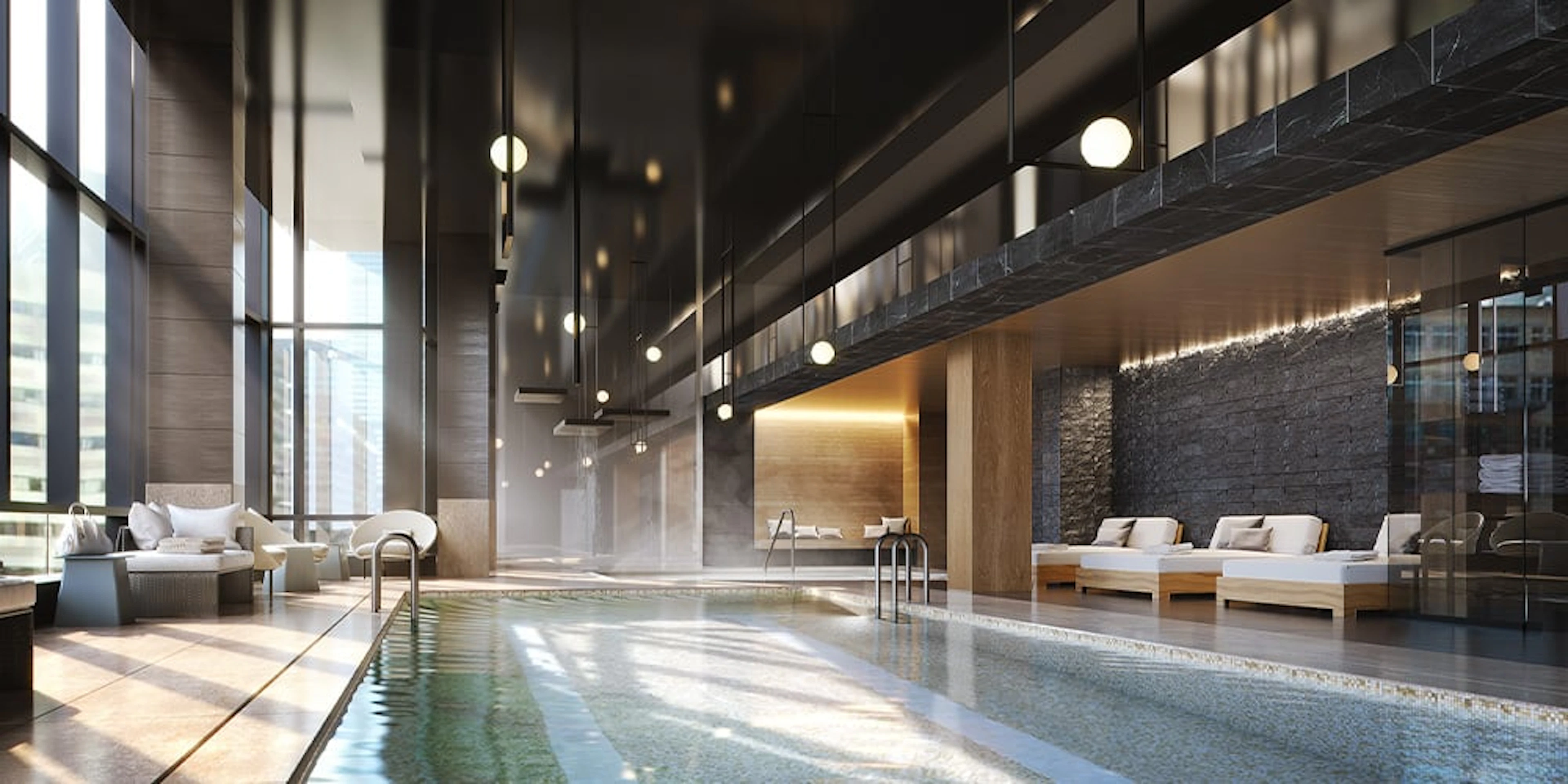Photo d'une piscine au Raffles Boston Back Bay Hotel & Residences