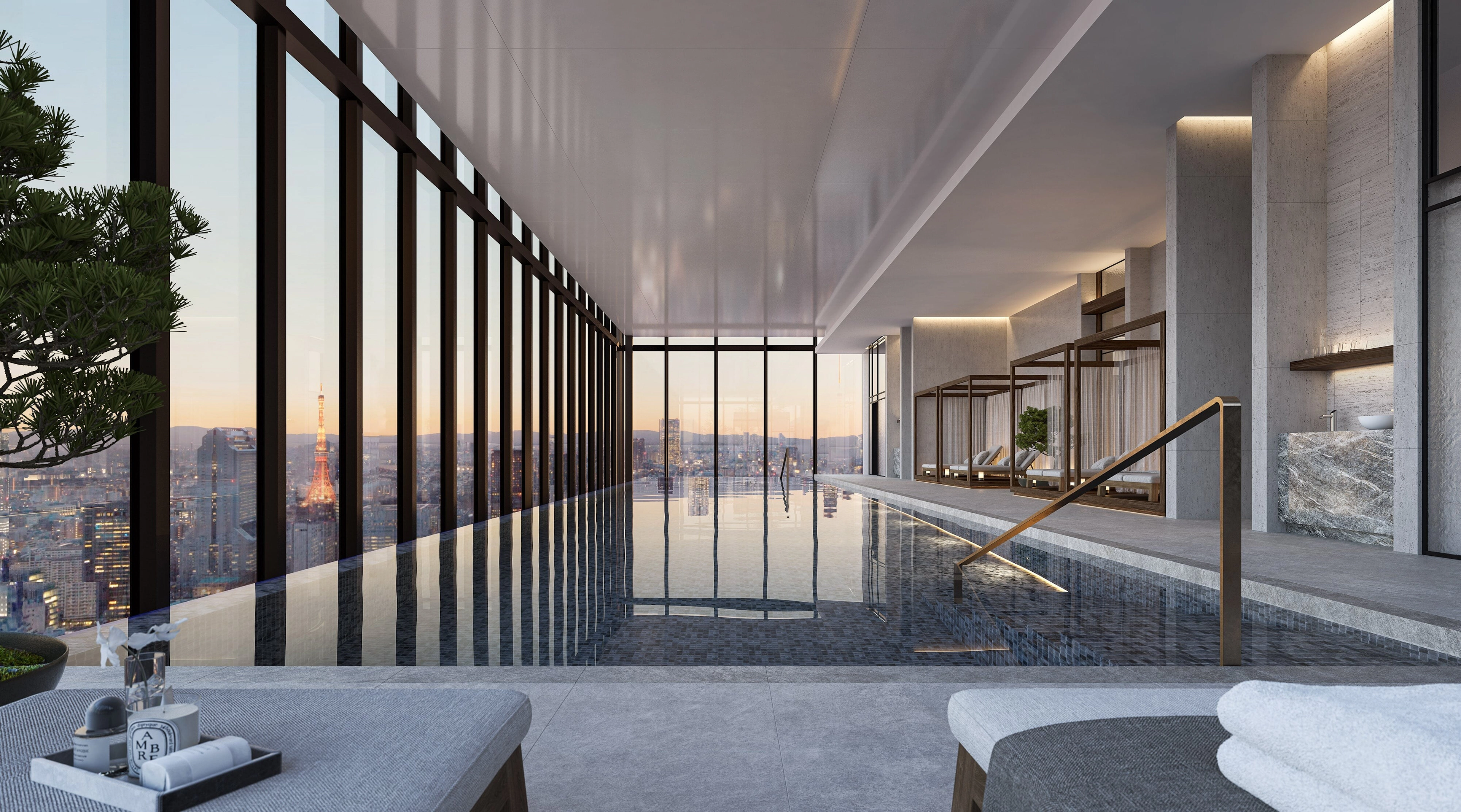 Fairmont Tokyo -Indoor Infinity Swimming Pool